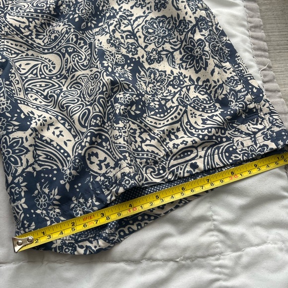 Abercombie Shorts - Swim Trunks - Size XS- Paisley Blue Color way - Like New - Picture 5 of 10
